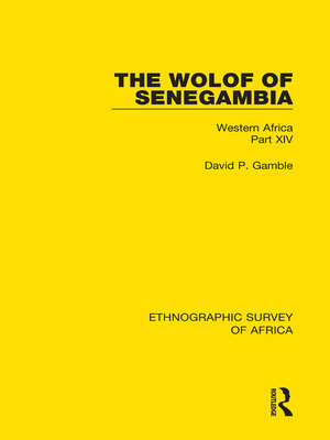 cover image of The Wolof of Senegambia